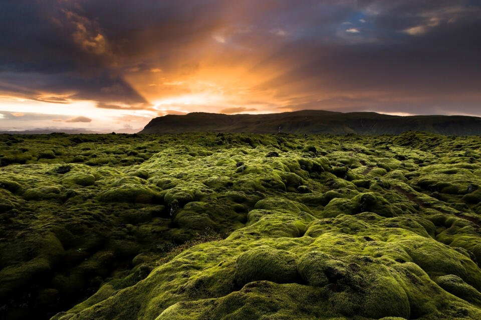 Sonnenaufgang in Island