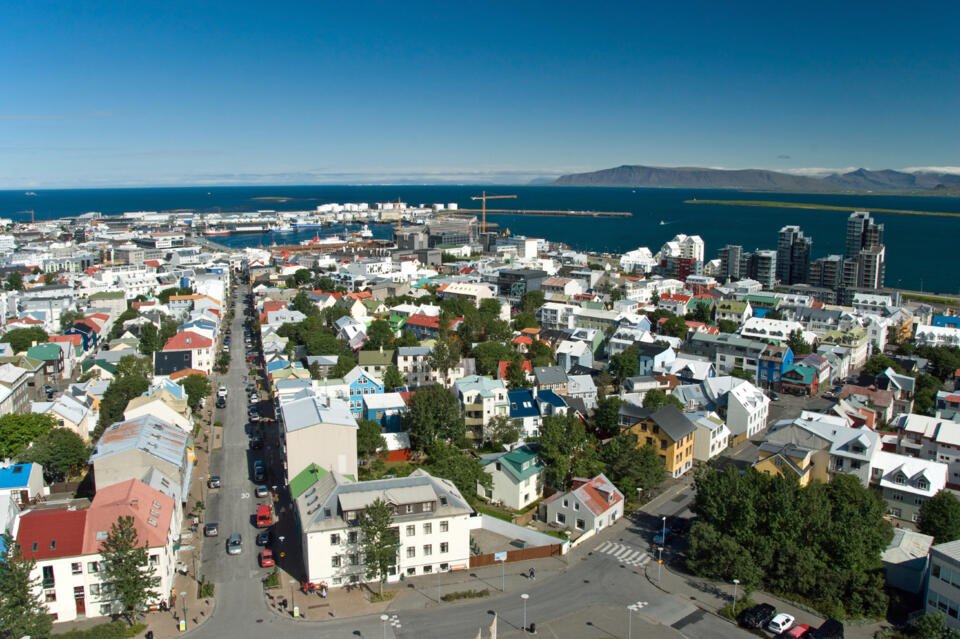 Reykjavík im Sommer